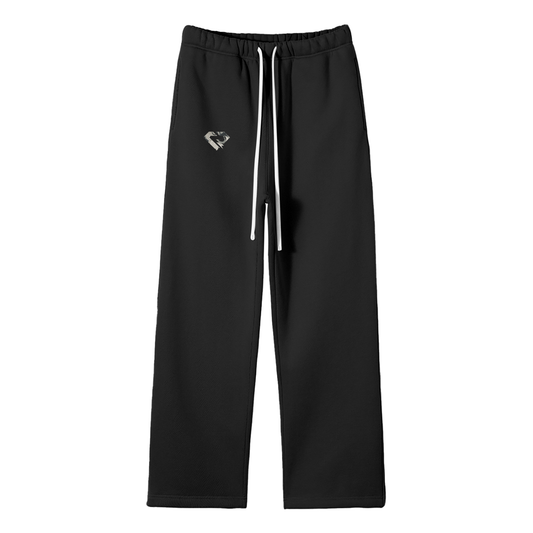 Streetwear Unisex Solid Color Leg Pants