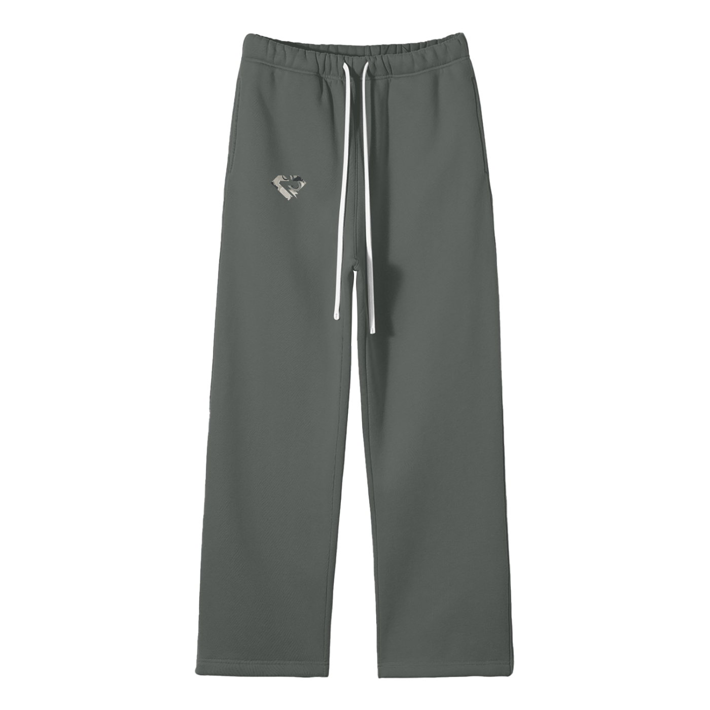Streetwear Unisex Solid Color Leg Pants