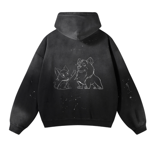Acid Wash Kovu Hoodie