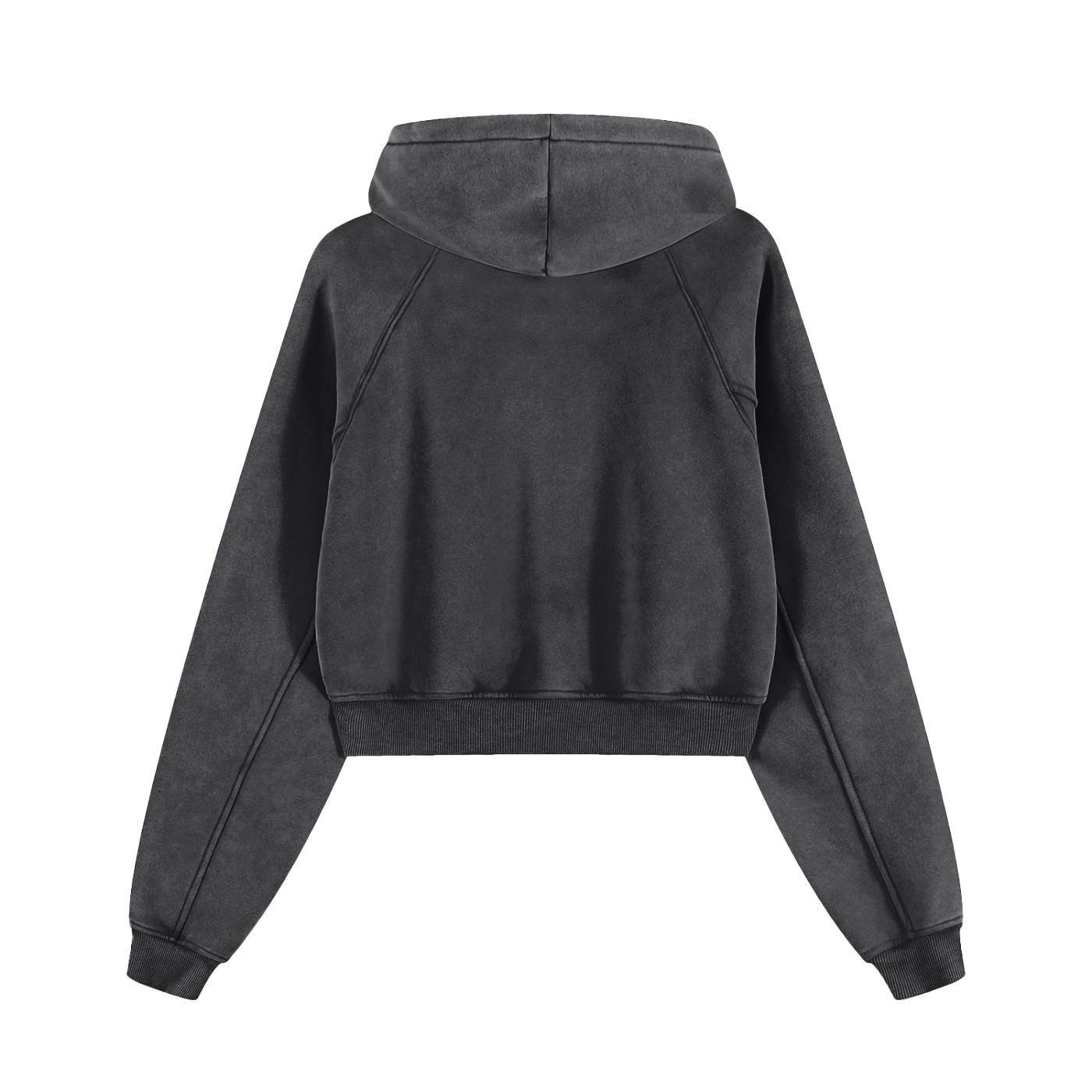 Women Washed Cropped Hoodie