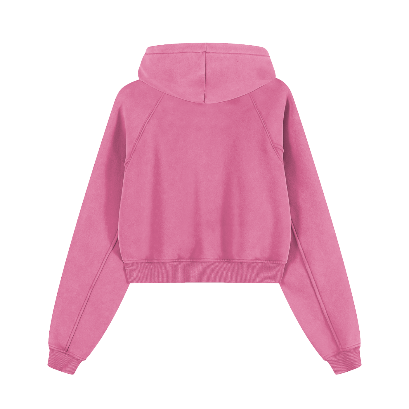 Women Washed Cropped Hoodie