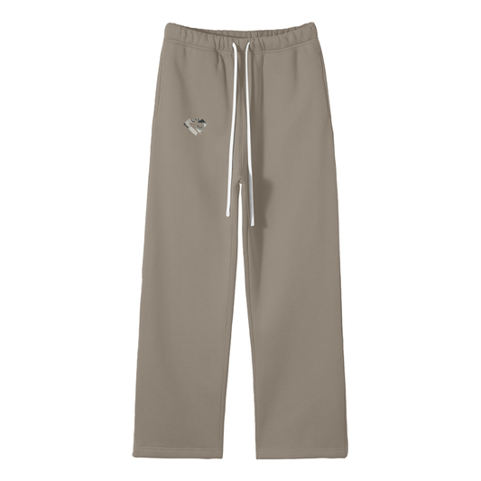 Streetwear Unisex Solid Color Leg Pants