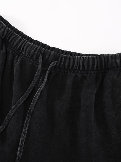 Vintage Men Washed Shorts