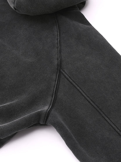 Women Washed Cropped Hoodie